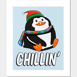 Chillin' Penguin Posters and Art